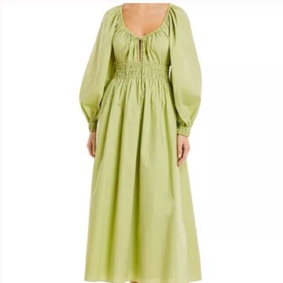 Rebecca Taylor Midi Poplin Dress - Picture 2 of 3